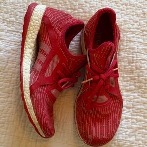 adidas PUREBOOST Red Women's Athletic Running Shoes. Size 9.5